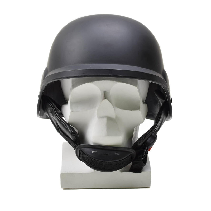 Originele Britse militaire zwarte plastic helm Mk7 tactische trainingsuitrusting nieuw