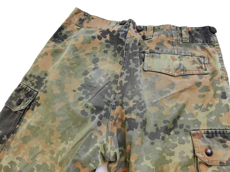 Pantalon de combat militaire de camouflage flecktarn d'origine de l'armée allemande