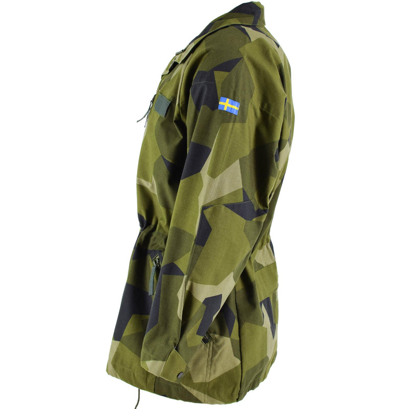 Origineel Zweeds leger zware M90 ​​jas splinter camo militaire veldtroepen nieuw