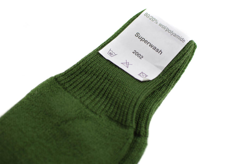 Echte Nederlandse leger Sokken Militaire groene wol Long Crew Boot Thermal 3-5 Pack Nieuw