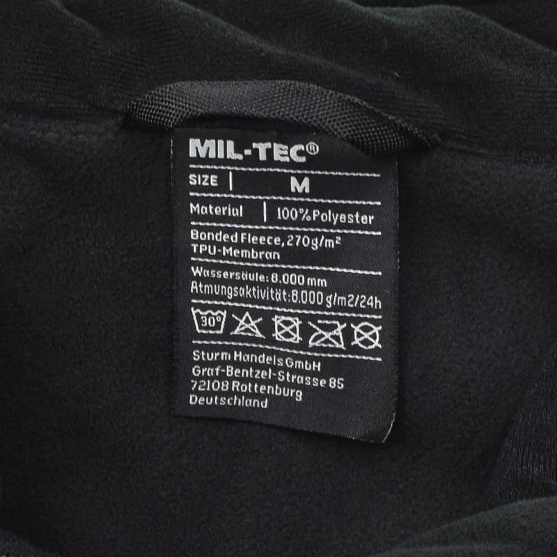 Mil-tec fleece jas koud weer thermisch wandelen actieve kleding waterbestendig