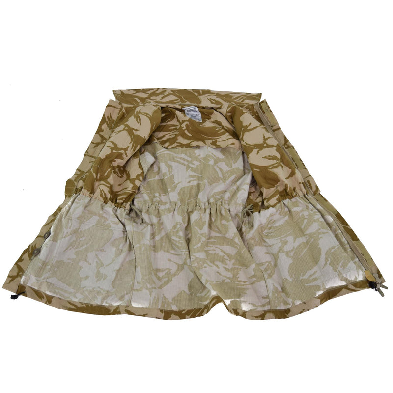 Originele Britse legerjack Smock Desert Camo Ripstop Parka Militaire uitgifte Nieuw