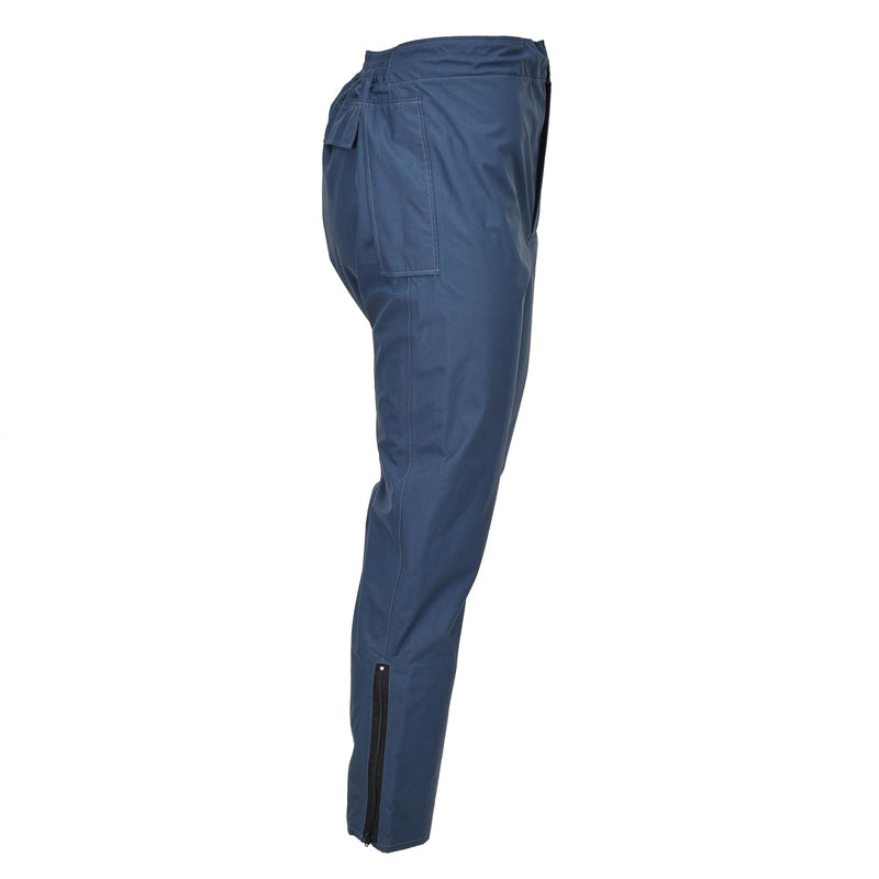 Pantalon imperméable bleu RAF original de la Royal Air Force britannique pour temps humide