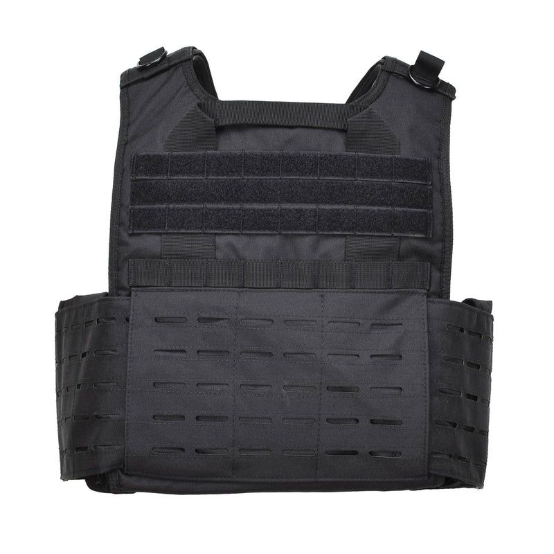 Gilet militaire tactique de combat MIL-TEC LASER CUT Molle Compactable Noir