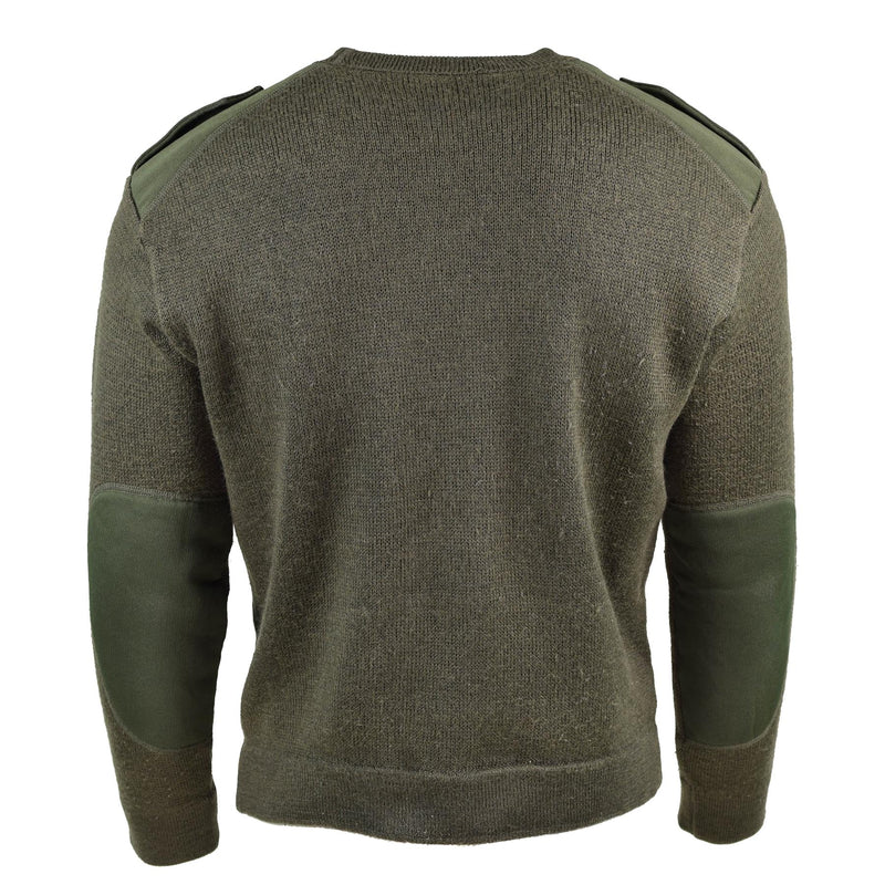 Véritable pull de l'armée française Pull Commando Olive Pull Militaire Col Rond