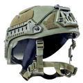 Šestan-Busch BK-ACH-HC Moderne ballistische helm Hoog uitgesneden niveau IIIA zijrails
