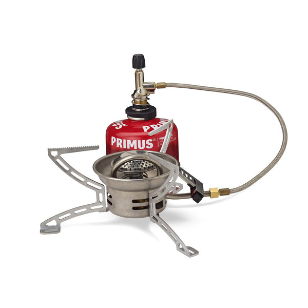 Réchaud de camping pliable au propane et au butane Primus EasyFuel Duo Piezo