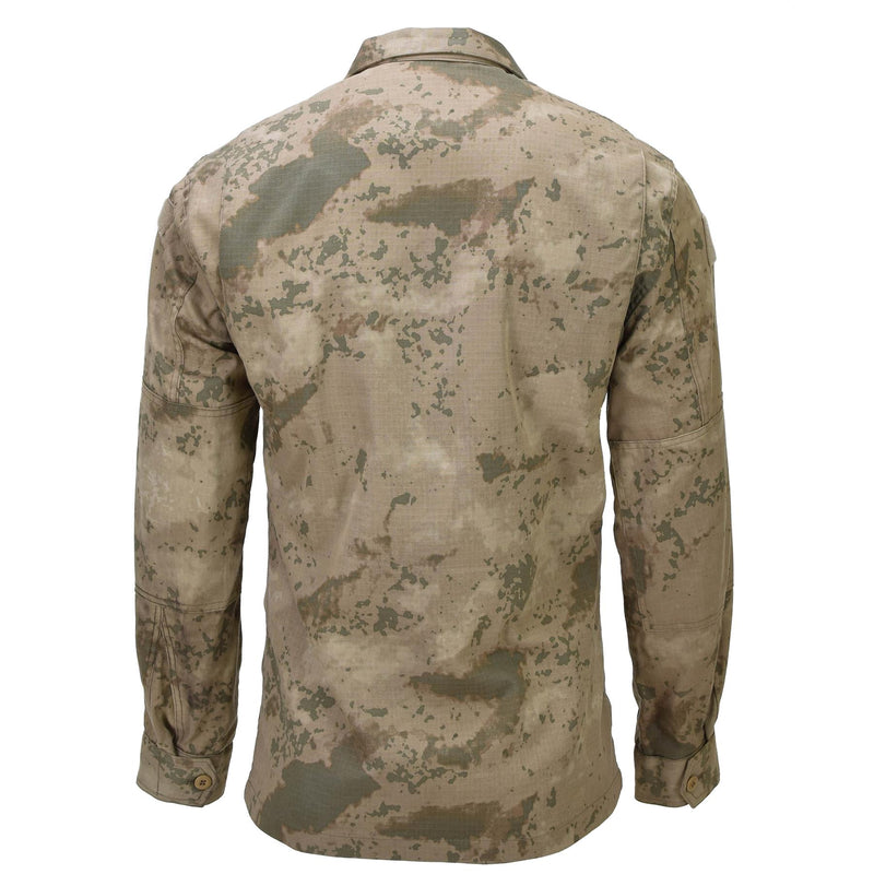 Veste uniforme de l'armée turque authentique Ripstop Renforced coudes M2018 Camo