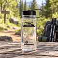 Pentagon Norman Tritan Waterfles 550ml Herbruikbaar Camping Transparant