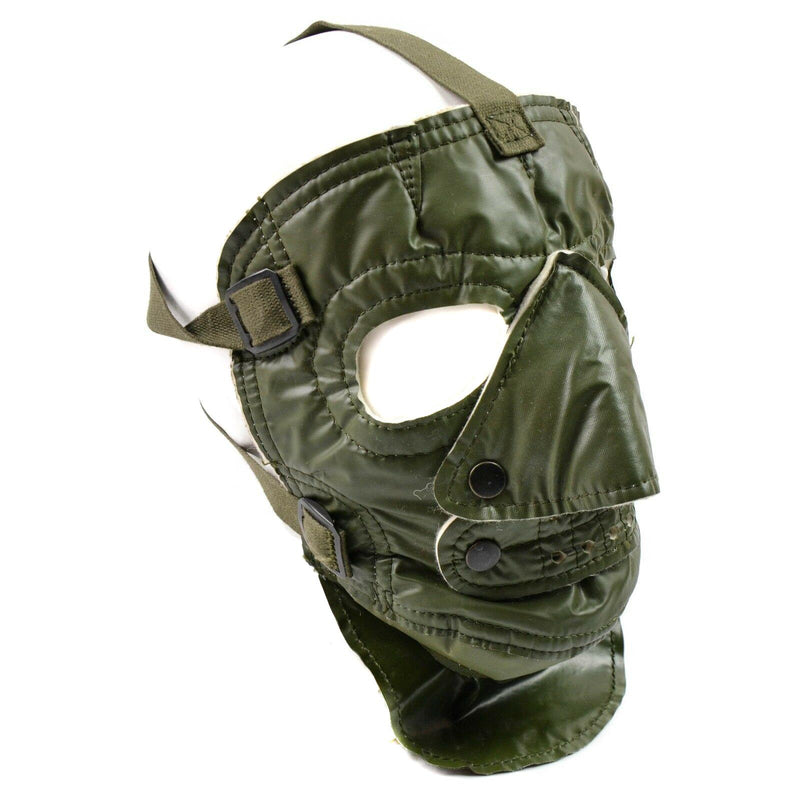 Nouveau masque facial pour temps froid de l'armée américaine. Masque militaire effrayant. Masque américain vert