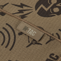 M-TAC microfleece nekbeschermer drone-patroon tactische buitensjaal bruin