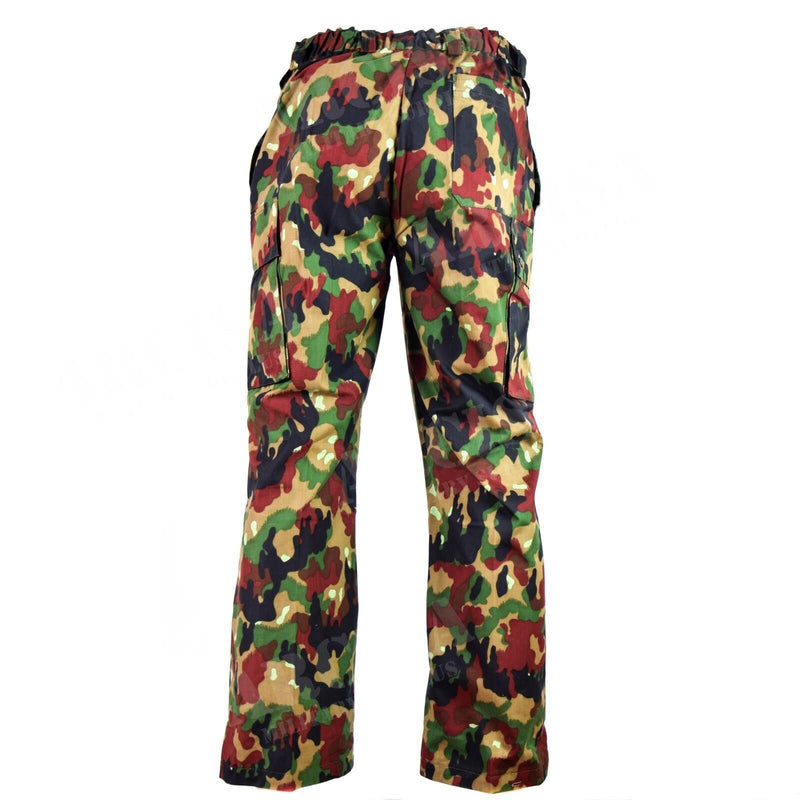 Pantalon de combat original de l'armée suisse M83 Alpenflage Camo field trousers Suisse
