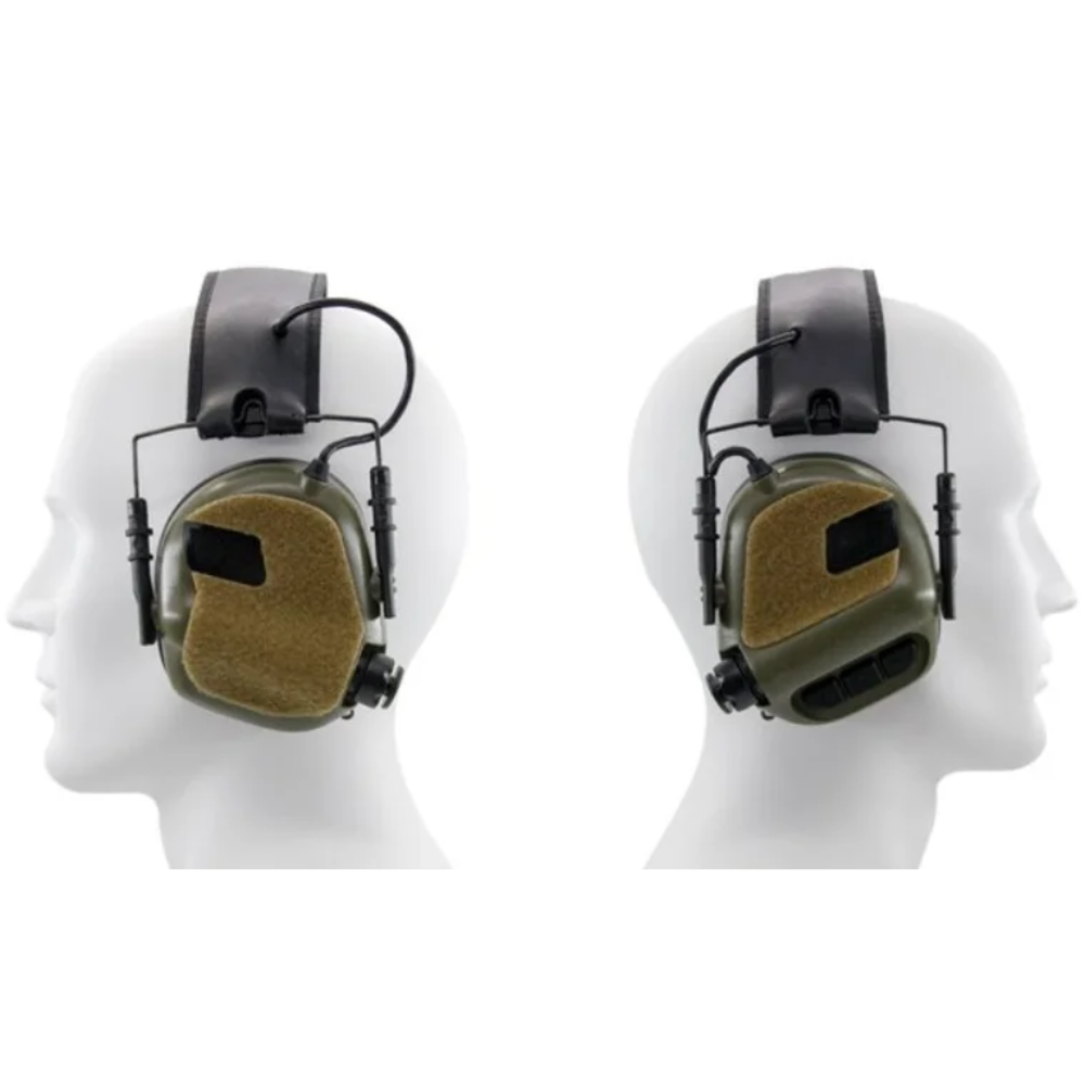 EARMOR S14 vervangende klittenbandpatchset M31 M32 headsets zwart