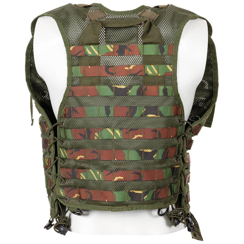 Origineel Nederlands militair tactisch vest Molle Attachment DMP Woodland Camouflage