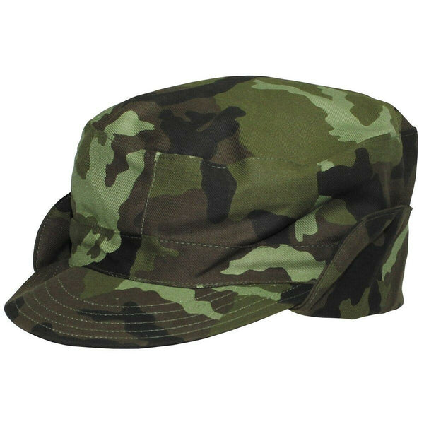 Originele Tsjechisch militair M95 Woodland Camouflage Field Combat Cap Neck Cover Nieuw