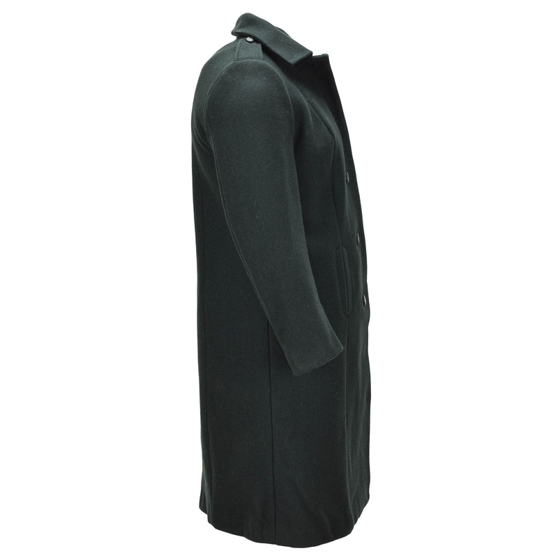 Pardessus en laine original de l’Armée canadienne pour femme Surplus militaire vert foncé