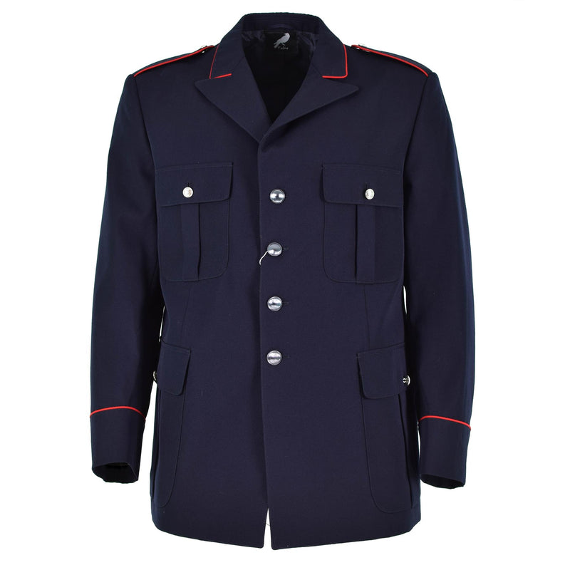 Véritable uniforme de la police militaire italienne, veste officielle d'officier bleu formel NEUF