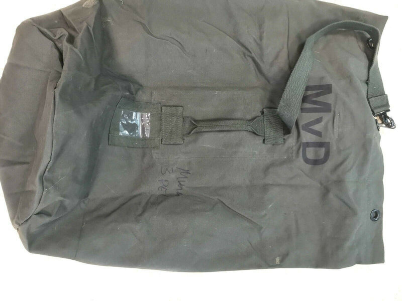Originele Nederlandse militaire plunje tas 100 -liter ripstop zak canvas kit olijf