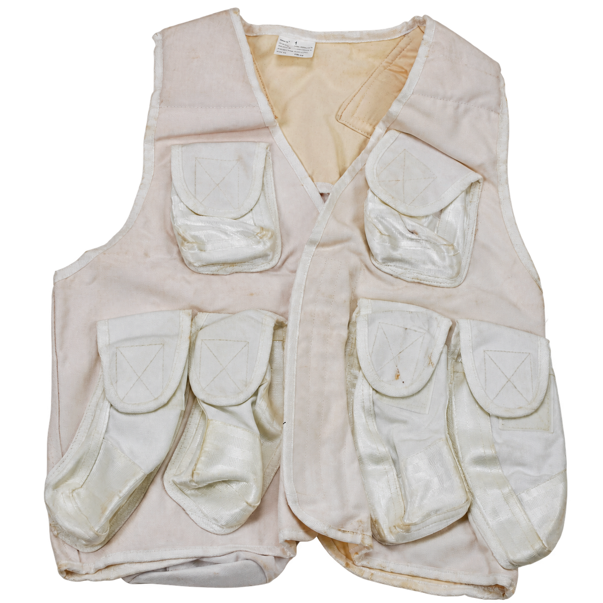Gilet tactique militaire turc Original, multi-poches, utilitaire de terrain, blanc