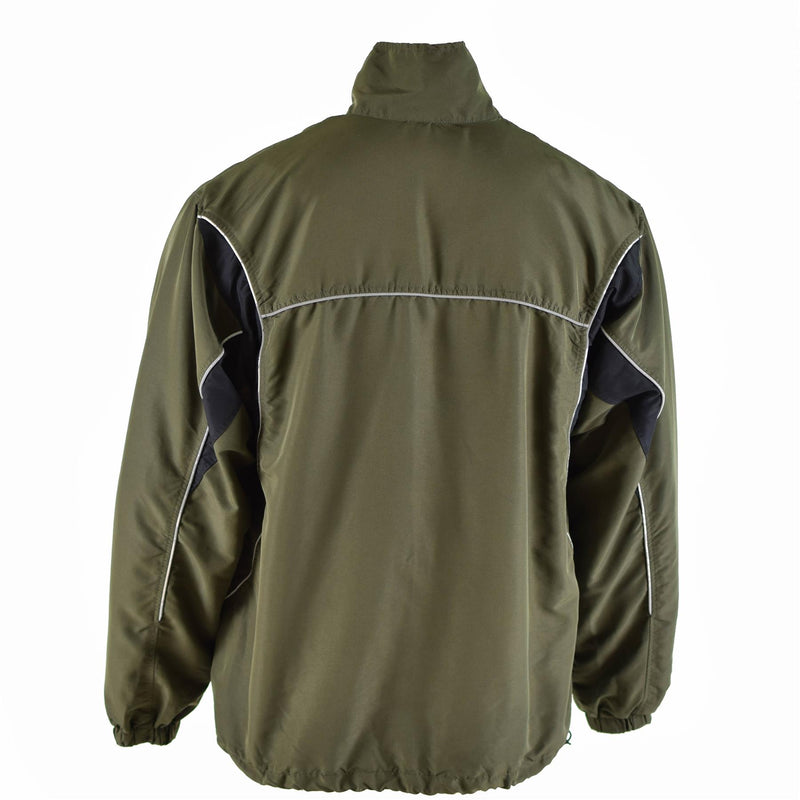 Echt Oostenrijkse leger training trainingspak top jas sport vintage od green