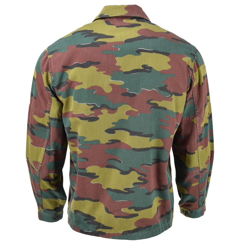 Echte Belgische leger gevecht veldhirt blouse rip stop militair overschot