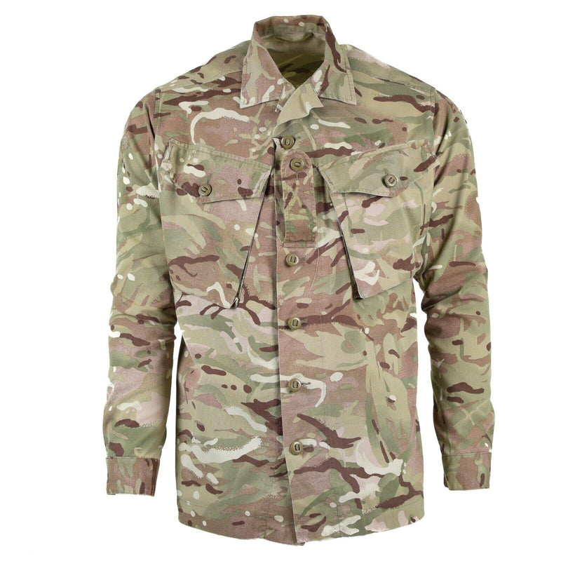 Véritable veste de combat MTP de l'armée britannique, chemise militaire multicam