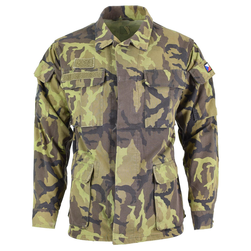 Originele Tsjechische legertroepen veldjack Leaf Camo Patroon Parka Militair Surplus