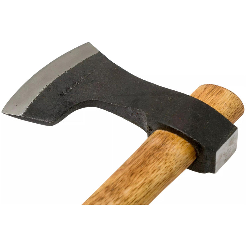 Hache d'extérieur Condor Bushcraft Tomahawk avec manche en hickory et acier résistant aux chaussettes