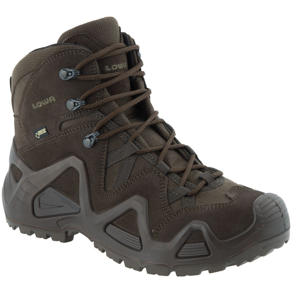 Lowa Zephyr GTX Mid TF tactische laarzen waterdicht gewatteerde schacht donkerbruin