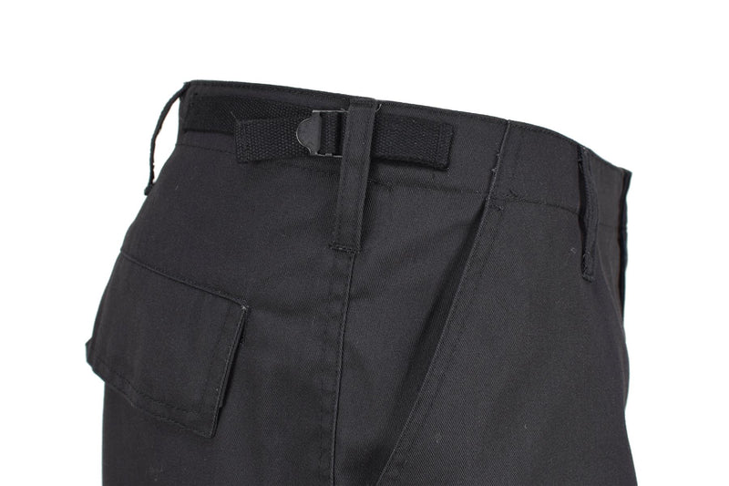 Uniforme de combat de troupes de style militaire de marque Mil-Tec Bermuda Short d'armée noir