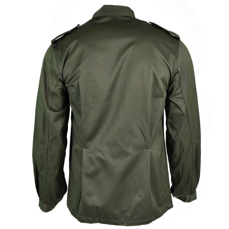 Veste de campagne militaire BDU originale de l'armée belge chemise olive de combat militaire NEUF