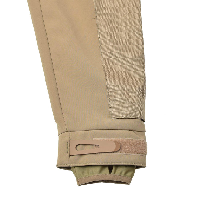 MIL-TEC winddichte wandeljack Soft Shell Stormproof Zips Fleece Liner Coyote