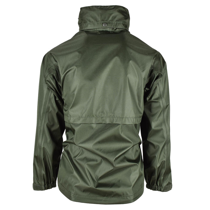 Veste de marque Mil-Tec Vert olive imperméable pour homme Vêtements de pluie résistants à l'eau pour hommes