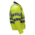 Origineel reflecterend uniformjack van de Schotse politie geel