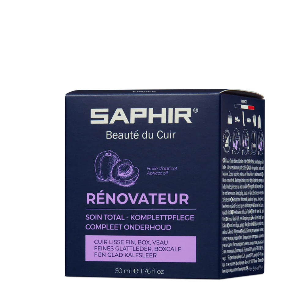 Saphir Rénovateur Après-Shampoing Crème Total Care Cuir Lisse Pot 50 ml