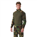 Helikon-Tex MCDU Chemise de combat Renfort de coude Ripstop Woodland Camo