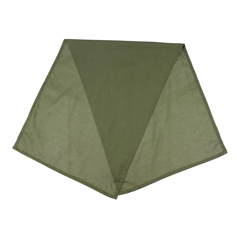 Véritable foulard du désert de l'armée britannique, bandana vert, 105 x 40 cm, 41 x 16 pouces, NEUF
