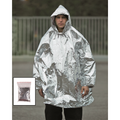 Mil-Tec Poncho de Survie d'Urgence Housse de Pluie Thermique Légère à Capuchon