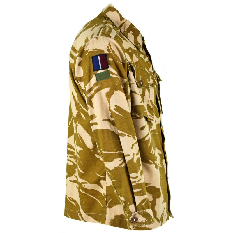 Echte Britse legerjack gevechten woestijn camo field shirt lichtgewicht militair