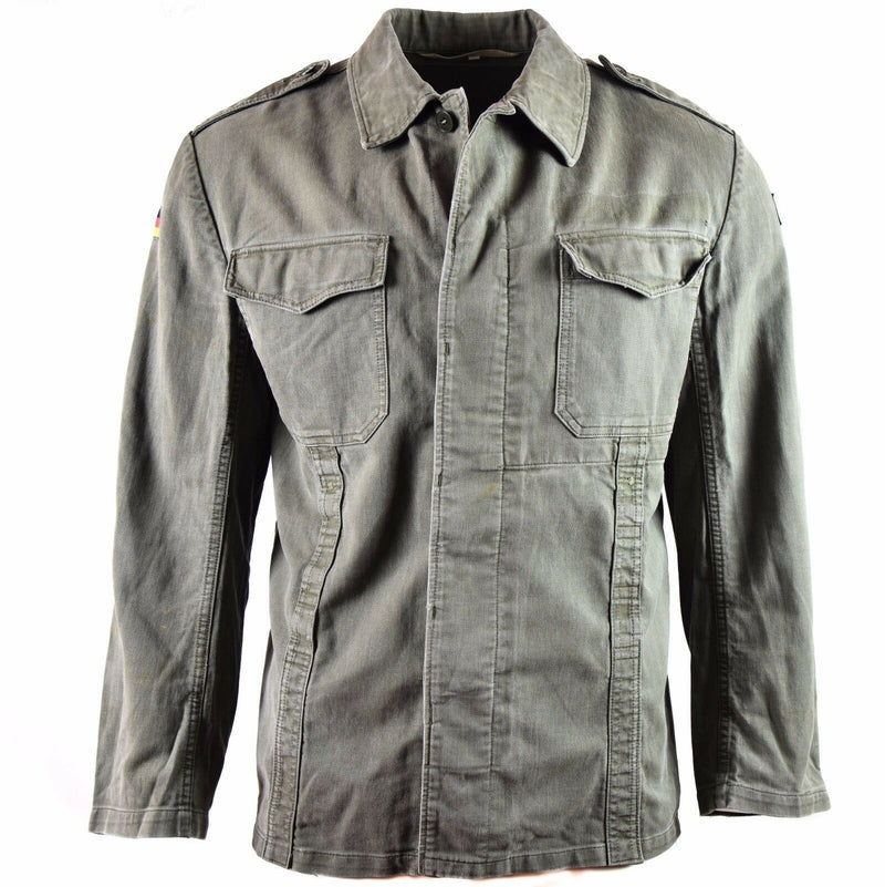 Veste Moleskine d'origine de l'armée allemande. Veste de campagne vintage BW olive drab