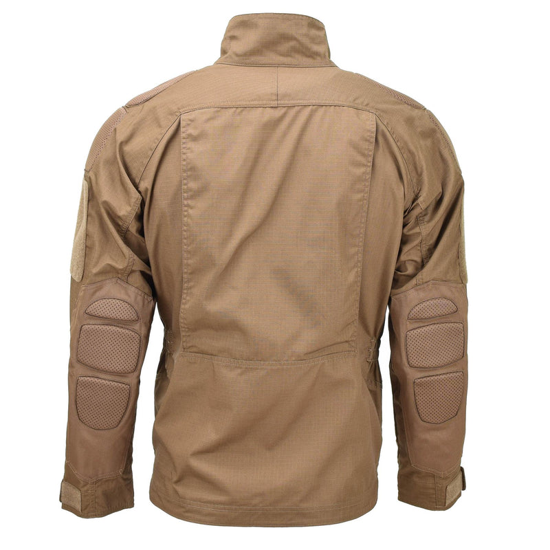 Mil-tec merk militaire stijl ripstop donkere coyote gevechts troepen jas chimera