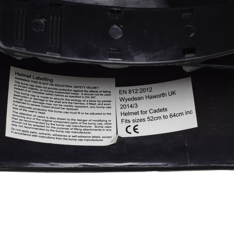 Originele Britse militaire zwarte plastic helm Mk7 tactische trainingsuitrusting nieuw