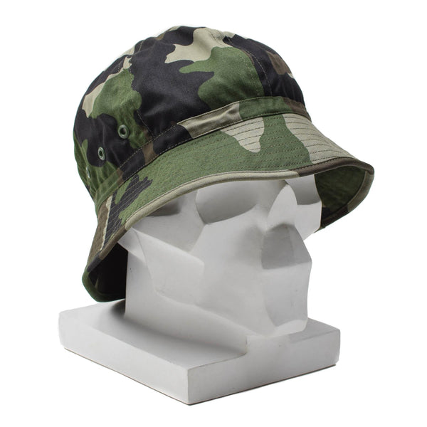Originele Franse militaire zachte bush hoed cce camo panama bucket lichtgewicht nieuw