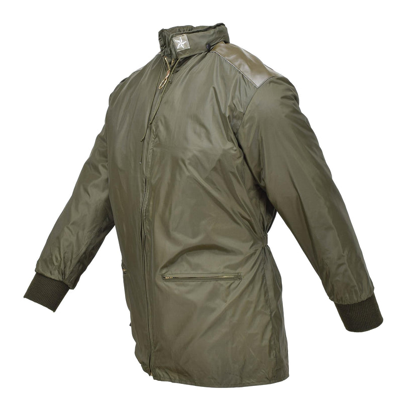 Originele Italiaanse militaire luchtmacht regenjas met capuchon