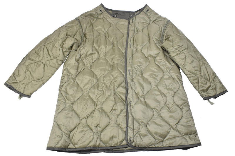Parka à capuche style militaire américain MIL-TEC M51 doublure amovible matelassée olive NEUF