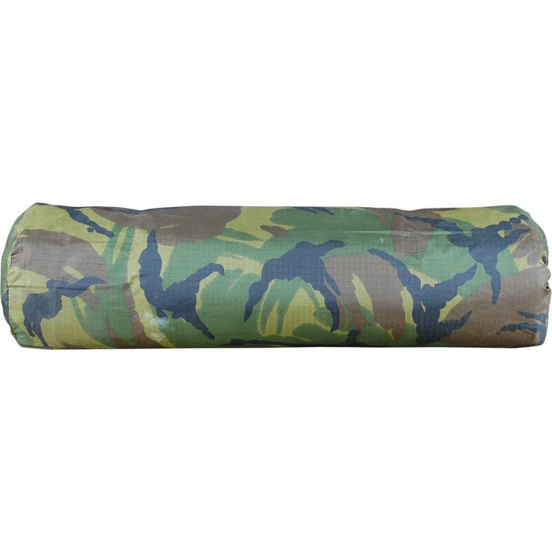 Matelas de couchage vert autogonflant d'origine de l'armée néerlandaise Artiach avec étui DPM