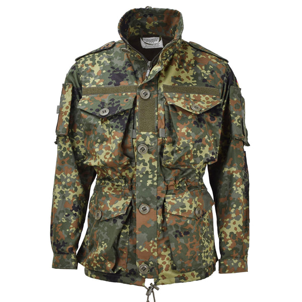 Leo Kohler Militaire gevecht tactische jas lichtgewicht veld flecktarn camo