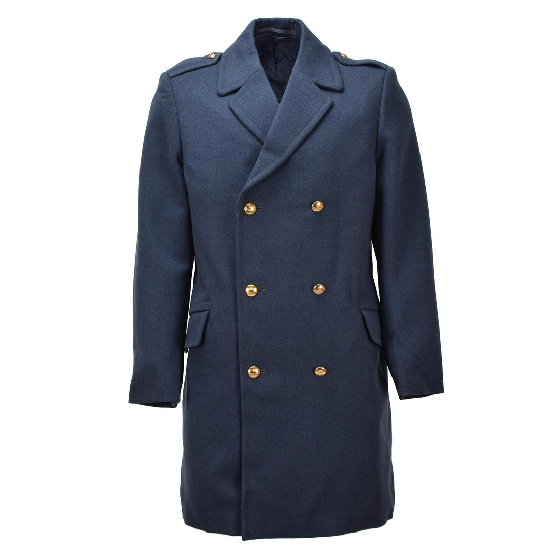 Originele Nederlandse Legerwollen Jurkjas Double-Breasted Blauw