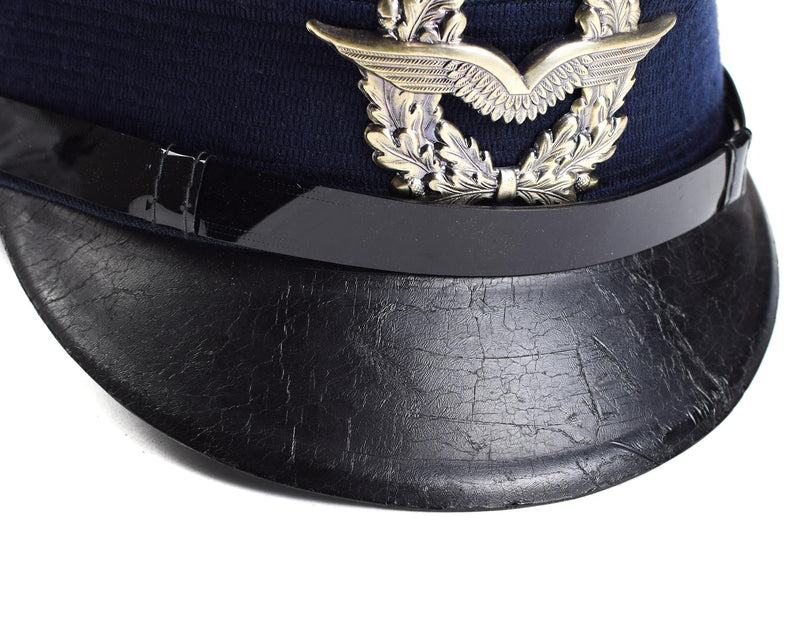 Casquette visière authentique de l'armée allemande. Casquette militaire à visière des forces aériennes luftware NEUF