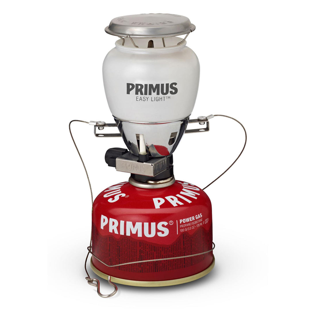 Primus EasyLight gaslantaarn 490 lumen kamperen wandelen buiten glaslicht